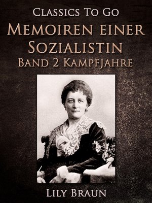 cover image of Memoiren einer Sozialistin Band 2--Kampfjahre